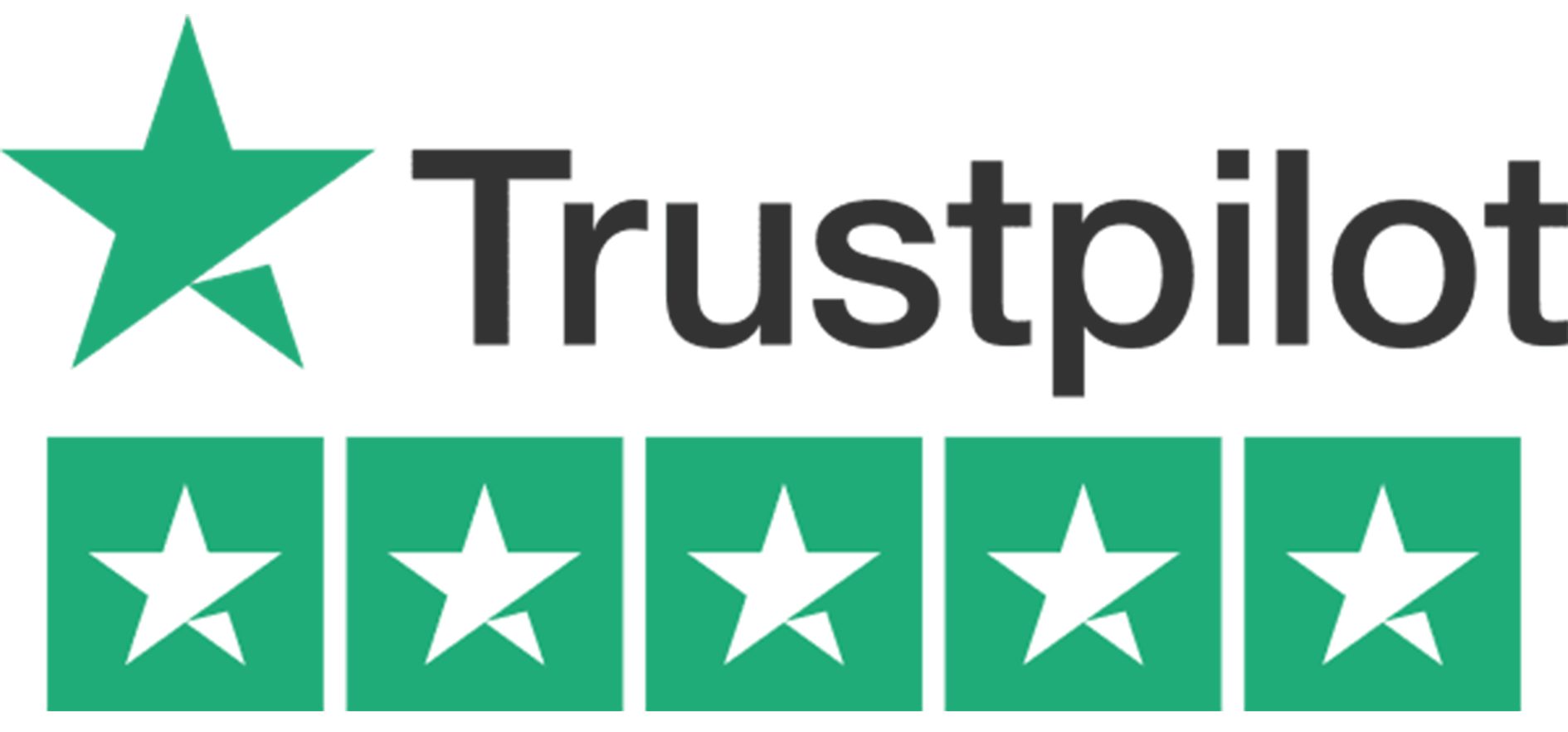 5 Star Trustpilot reviews